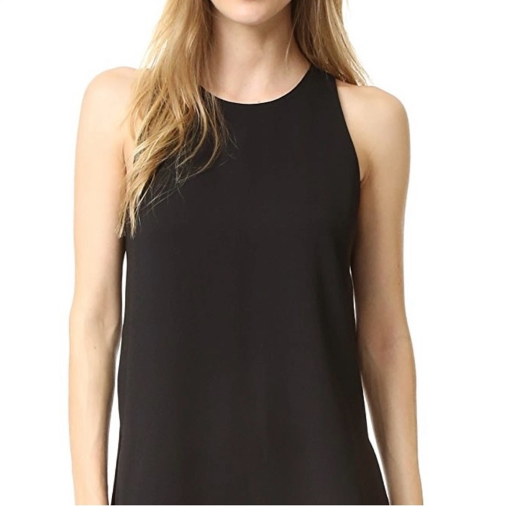 Vince Bonded Sleeveless High Neck longline tunic size M